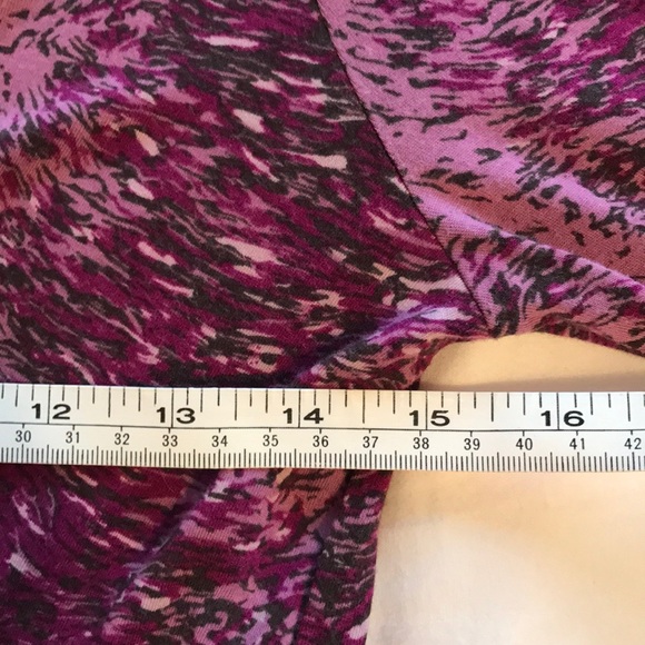 🌟ANN TAYLOR 3/4 Sleeve Mock Wrap V Neck Top, Small - Picture 6 of 8